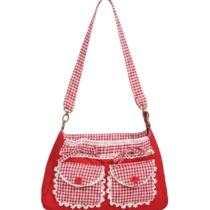 Sola Scarlet Patchwork Bag